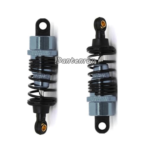 4Pack RC Car 102004 Adjustable Shock Absorber Damper Upgrade Parts Replacement Accessory 68mm For 1/10 RC On Road Drift Rally Car HSP 94102 94122 HPI Losi Axial Tamiya Redcat (Titanium) - color: Titanium