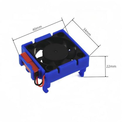 VXL-3s ESC Heat Sink Cooling Fan for Traxxas Bandit Slash Stampede Rustler 2WD / 4X4 VXL RC Car Parts