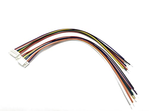 10Pairs Micro JST GH 8Pin 1.25mm Male Female Connector, GH1.25 Terminal Connector Wire Cable 15cm 28AWG - size: 8Pin