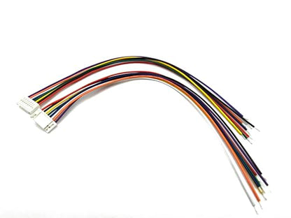 10Pairs Micro JST GH 8Pin 1.25mm Male Female Connector, GH1.25 Terminal Connector Wire Cable 15cm 28AWG - size: 8Pin
