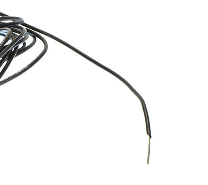 10' Black 22 Gauge Super Flexible High Strand Battery/Motor Silicone Insulated Copper Wire #1191