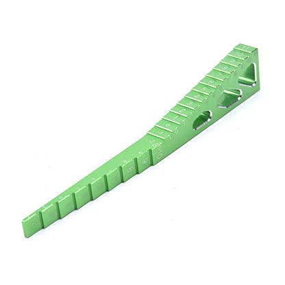 RC Model Car Ride Height Droop Gauge Adjuster Ruler for 1/10 1/16 1/14 RC Touring Car Drift car (Green) - color: Green