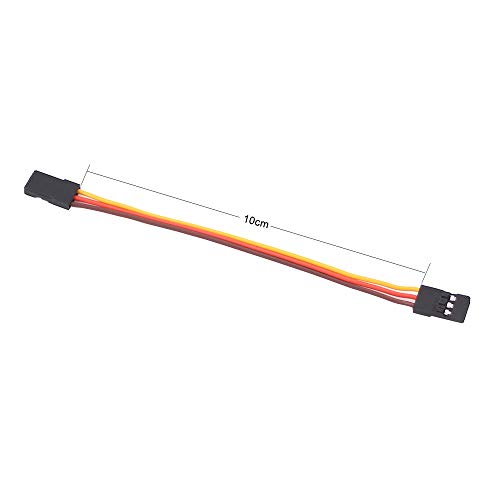 10pcs Male to Male 10cm Servo Extension Lead Wire 26awg 30cores Cable(C58-10)
