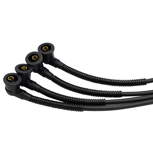 TRQ Engine Ignition Spark Plug Wire Kit Set - style: IWA69009