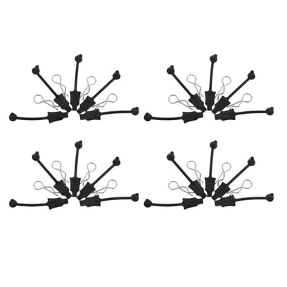 Homoyoyo 20pcs Metal Rc Car Body Clips with Pull Tabs Retainer Pins Fasteners for Rc Crawlers and Trucks Shell Removal Accessories