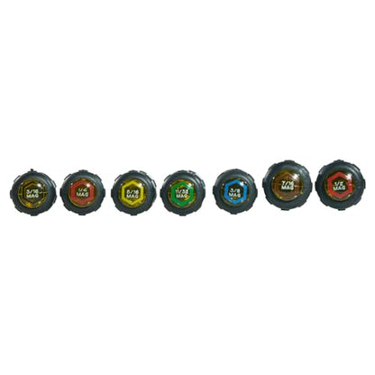 Klein Tools 631M Tool Set, Made in USA, Magnetic Nut Drivers Sizes 3/16, 1/4, 5/16, 11/32, 3/8, 7/16 and 1/2-Inch on 3-Inch Full Hollow Shaft, 7-Piece - style: Magnetic