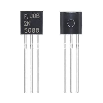 2N5088 BJT Transistor 0.05A 30V 2N5088G 2N5088BU NPN Power Silicon Transistors 0.05 Amp 30 Volt TO-92 (Pack of 20pcs) - style: 2N5088