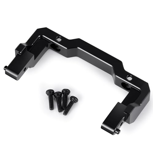 RCLIONS RC Aluminum Front Bumper Mount Stand for 1/24 AXIAL SCX24 Base Camp Rock Crawler Car Upgrade Parts - style: Front