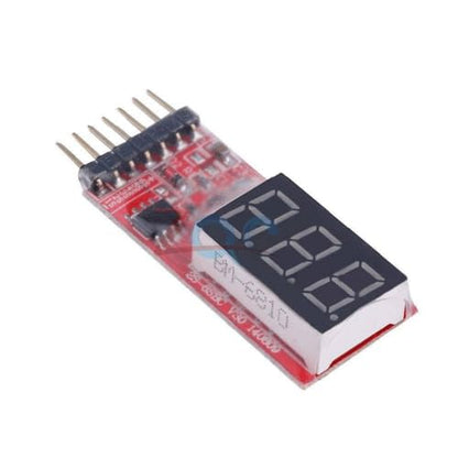Generic 2-6S RC Li-Po Battery Voltage Indicator Checker Tester 7.4V-22.2V Alarm Indicator Volt Meter Test Module