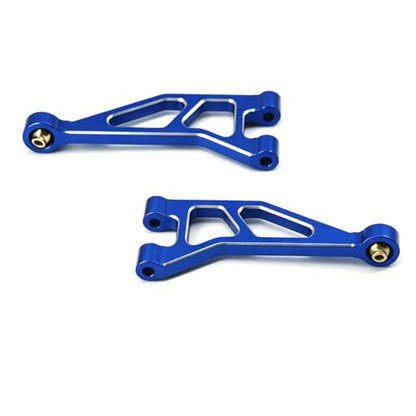 Hobby Aluminum Front and Rear Knuckle Arm Set Steering Set for ARRMA Mini Kraton 3S Speed Truck-ARA2508 Upgrades - Purple (Blue Arm Set)