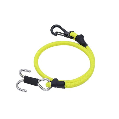 1/18 1/24 RC Crawler Elastic Force Escape Rope Kinetic Winch Strap with Hooks for TRX4M K10 SCX24 FCX24 K5 AX24 Upgrade (Blue&Yellow) - color: Blue&Yellow