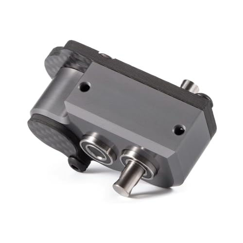 Ultralight Portal Transmission,48Pitch Tiny Gearbox,Machined Ultralight Portal Transmission Tiny Gearbox with Slipper Pad for 1/10 LCG Chassis Cheater Rigs Capra SCX10 III AR45 (Gray) - color: Gray