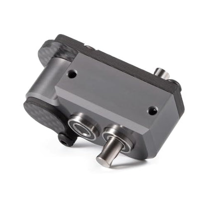 Ultralight Portal Transmission,48Pitch Tiny Gearbox,Machined Ultralight Portal Transmission Tiny Gearbox with Slipper Pad for 1/10 LCG Chassis Cheater Rigs Capra SCX10 III AR45 (Gray) - color: Gray