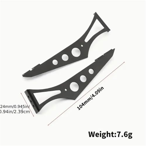RC Car Toys Parts for Tamiya TT02X V0194123PGT2 for YOKOMO for HSP 1/10 Metallized Drag for Racing Rear Wing Spoiler Drift Car Upgrade Parts