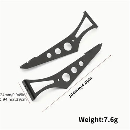 RC Car Toys Parts for Tamiya TT02X V0194123PGT2 for YOKOMO for HSP 1/10 Metallized Drag for Racing Rear Wing Spoiler Drift Car Upgrade Parts