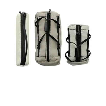 3PCS Simulation Storage Bag Set Compatible with 1/8 1/10 RC Crawler Cars Including, and Models(Gray) - color: Gray