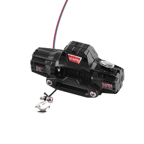 Metal Front & Rear Bumper with Winch for TRX4M Defender | Scale Appearance, Metal Construction, 1/18 RC Crawler Upgrades, Easy Installation