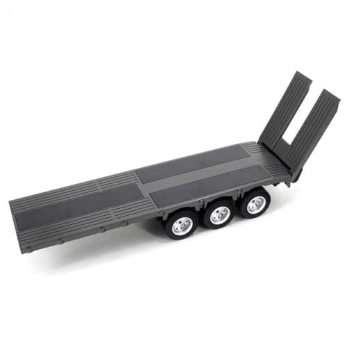 1/18 Scale RC Flatbed Trailer Model, 2.4G 9CH Remote Control Semi Truck, Ideal Christmas or Birthdays Gifts. (RTR Version)