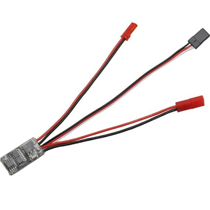 10A Brushed ESC 1-3S Two Way Motor Speed Controller with Brake/Without Brake 1A BEC for RC Vehicle Car Boat Model(Two Way no Brake 2pcs) - color: Two Way No Brake-2pcs