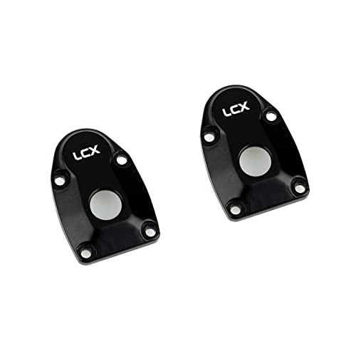 LCX Racing 1/10th RC Crawler Car Portal Axles Cover Plates Portal Housing Portal Axle Cap for Axial SCX10 III AXI03007 Capra UTB10，Upgrades Parts Accessories