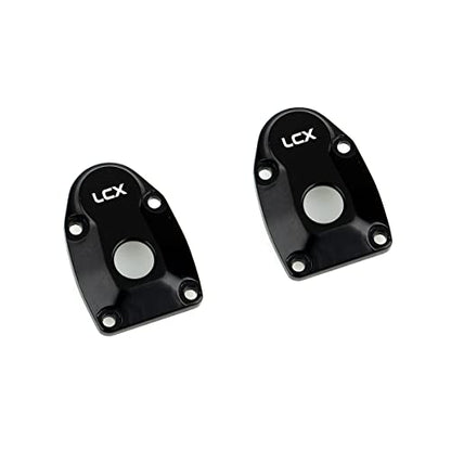 LCX Racing 1/10th RC Crawler Car Portal Axles Cover Plates Portal Housing Portal Axle Cap for Axial SCX10 III AXI03007 Capra UTB10，Upgrades Parts Accessories