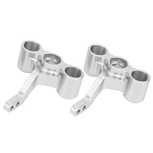 Bnineteenteam 1/10 RC Car Aluminum Alloy Front Knuckle, Front Steering Knuckle 122011(02165) Fit for HSP 1/10 RC Car 94122 94188 (Silver - color: Silver