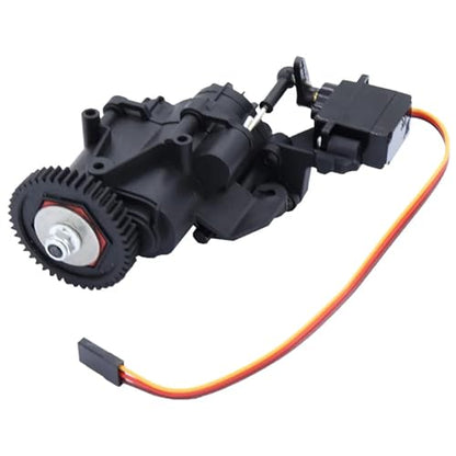 2 Speed Transmission Gearbox with Internal Gears and Servo for 1/10 RC for Crawler TRX4 TRX6 Upgrade Parts