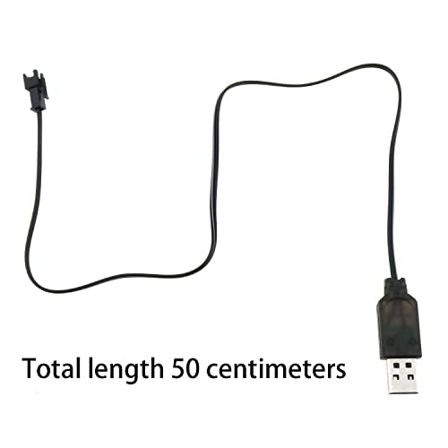 MEETOOT DC 3.6V 250mA Output Ni-Cd Ni-Mh Battery Pack USB Charging Cable SM 2P Plug