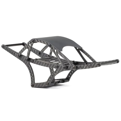 Carbon Fiber Sporty 2.2 Shafty Chassis Kit for Comp Rigs Built | With Carbon Electronics Tray, Delrin Skid, 3D Printed Roof Top, Multiple Shock and Suspension Mounting Locations