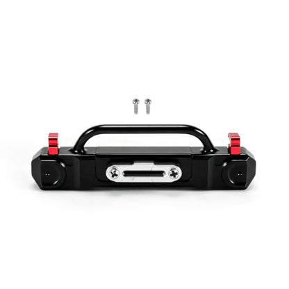 Aluminum Front & Rear Bumper for SCX30 Bronco RC Bumper for 1/30 RC Crawler Upgrades Part - color: Black