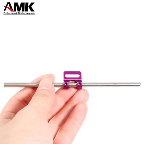 AMK Aluminum Modular Fairlead 4.5mm Tube for Tow Winch Rope 1/10 Scale Bumper Mount Accessories for RC Crawler Axial SCX10 Element Enduro Gen7 Gen8 TRX6 TRX4 Upgrades (Purple) - color: Purple