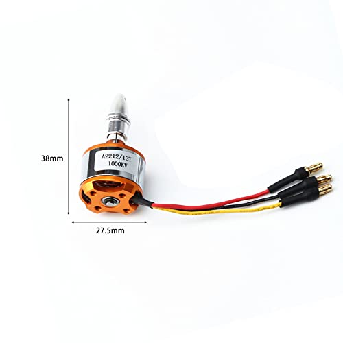 GoolRC 2212 1000KV Brushless Motor 30A ESC with T Plug 3.5mm Banana Connectors for RC Plane Helicopter Electronic Speed Controller - size: 1000kv with esc