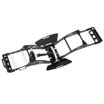 MEUS RACING Gold Rush V2 Carbon Fiber LCG Chassis Kit for Axial SCX10 SCX10 II Capra 1.9 UTB and Other DIY Builds 1/10 RC Crawler Upgardes Parts