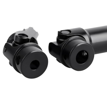 2PCS RC Drive Shafts Front Rear Centre Shaft Heavy Duty Steel for TRX4M 1/18 RC Crawler Upgrades (Black) - color: Black