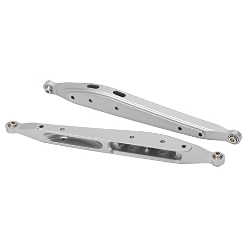 RC Aluminum Rear Trailing Arm,Lightweight Aluminum Rear Trailing Arm Replaceable Parts for Axial RBX10 1/10 Remote Control Car(Silver)