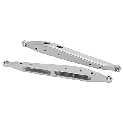 RC Aluminum Rear Trailing Arm,Lightweight Aluminum Rear Trailing Arm Replaceable Parts for Axial RBX10 1/10 Remote Control Car(Silver)