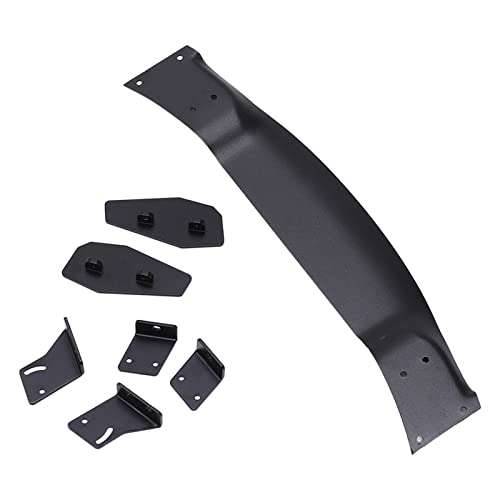 Aluminium Alloy Rear Spoiler Wing for 1/10 RC On Road Racing Drift Car, Lightweight RC Car Rear Wing with Powder Coating, Bolt - On Design for HSP Kyosho LC