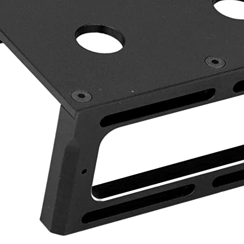 Wear Aluminum Alloy RC Work Stand with Compact Portable Design for 1/8 1/10 RC Truck Scales (Black)