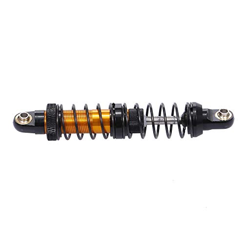 GoolRC 4pcs 80mm Metal Shock Absorber Damper Adjustable for 1/10 Tamiya CC01 RC Crawler Off-road Car - size: 80mm