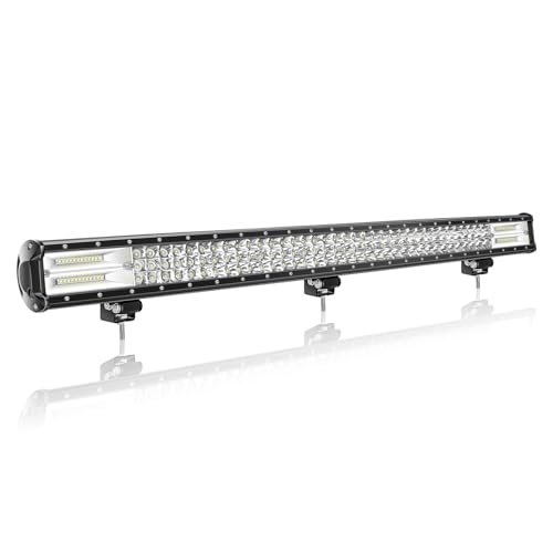 Willpower 39 Inch 540W Led Light Bar Spot Flood Combo Beam 12V 24V Fog Work Lamps Driving Offroad Lights for 4x4 Truck Tractor Boat Car ATV UTV SUV - size: 39'' - 540W - Combo
