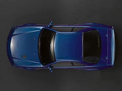 Killerbody 1/10 RC Painted Skyline GTR BNR34 195mm Touring Drift Car Body (Metallic-Blue) - color: Metallic-blue