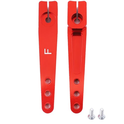 Aluminum 25T Long Steering Servo Arms for Futaba Servo Motors | 1.75inch 25T Servo Arm Horn for RC Airplane Plane Car,Compatible with Futaba Hitec Savox Power HD Servo Motors,CNC Machining