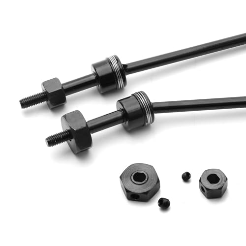 2PCS RC Universal Drive Shafts Accessories for 1/8 Losi LMT 4WD Solid AXLE Monster TRUCK-LOS04022