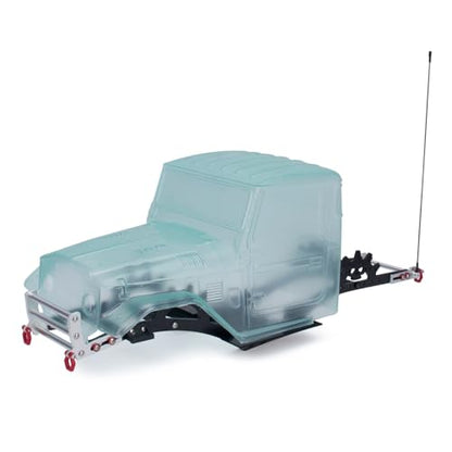 TRX4 Bumper, Adjustable 1/10 Bumper, Aluminum Front Rear Bumpers Bull Bars for 1/10 RC Crawler Axial SCX10 TRX4 LCG Chassis FJ40 Dodge Power Wagon Body (Silver)