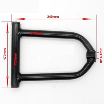 Front Suspension Swing Arm Upper Lower A Arm 1 Set 340mm Compatible With 50cc 90cc 110cc 125cc ATV 4 Wheels Quad Bike Buggy Go Kart