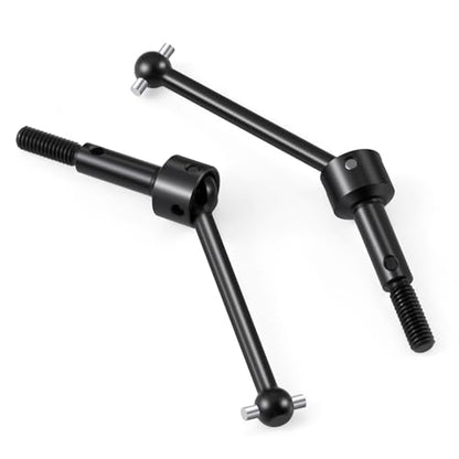 Hard Steel Universal Front & Rear Axle Drive Shaft CVD Set Dogbone Joint Compatible with Tamiya TT02 1/10 RC On Road Touring Car Upgrades