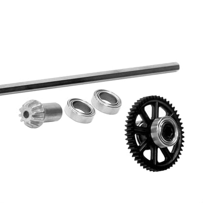 RC Transmission Shaft for QZJ04 Q901 Q902 Q903 9130 9136 9137 1/16 rc Car Spare Parts Metal Main Drive Shaft with Bearing Set