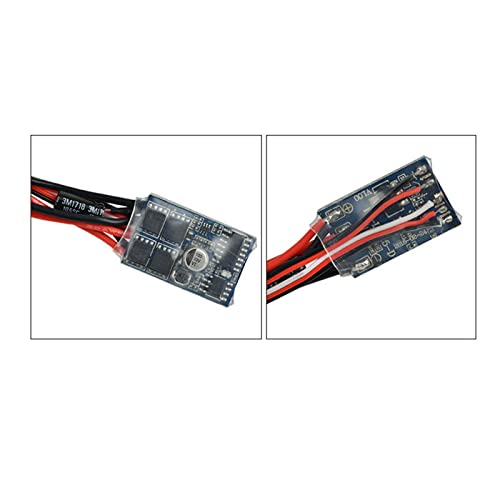 Waterproof 10A Brushed ESC E2s Dual Way Brake LED Control for 1/16 1/18 1/24 RC Car, Boat, Tank8 RC Car Brushless ESC