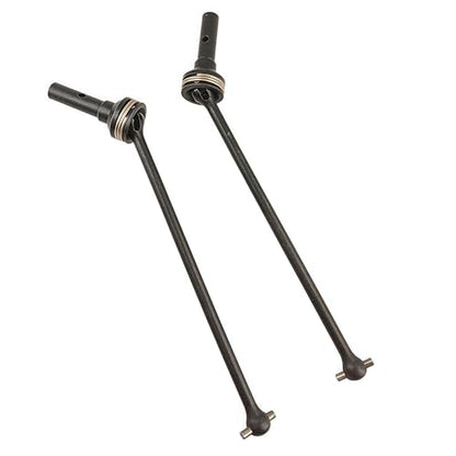 Steel Front Rear CVD Driveshaft Set for 1/8 Sledge 4WD Truck (Black) | Hardened Steel,Universal CVD,95076-4,9550 9554 9557,Monster Truck,Upgrade Parts,High Strength,Wear Resistant
