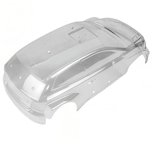 Transparent RC Car Body Shell Replacement, Clear Spare Body Housing for 1/12 Scale RC Vehicles (Compatible with P12-Style Chassis)